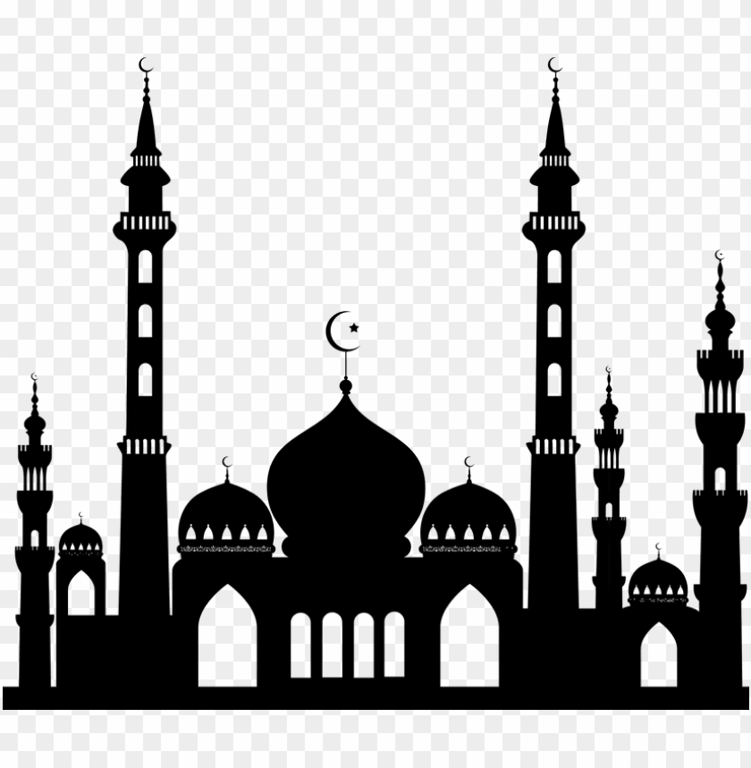 islam png mosque silhouette PNG transparent with Clear Background ID 244502