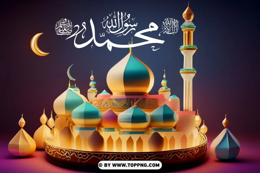 Islamic Celebration Mawlid Al-Nabi Vector Art In HD