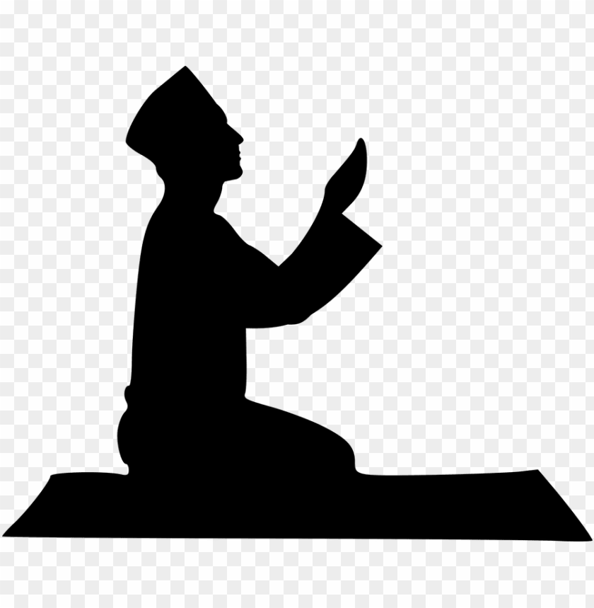 islamic prayer silhouette mosque man religion muslim silhouette PNG transparent with Clear Background ID 224110