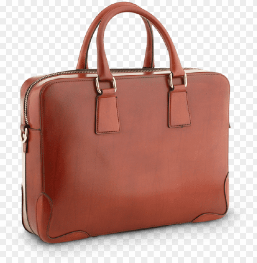 italian leather briefcase with shoulder strap brandy padded laptop bag briefcase by filso PNG transparent with Clear Background ID 246128