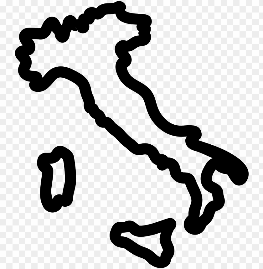 italy map icon italy icon png - Free PNG Images ID 127599