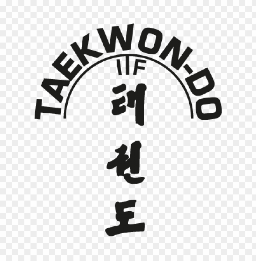  itf taekwon vector logo free - 465459