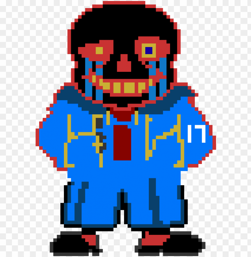 Pixilart - Error! Sans battle sprite by UpchucGamez