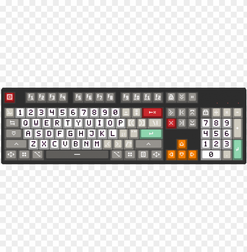 pixel, computer, mechanic, computer keyboard, color, technology, gear