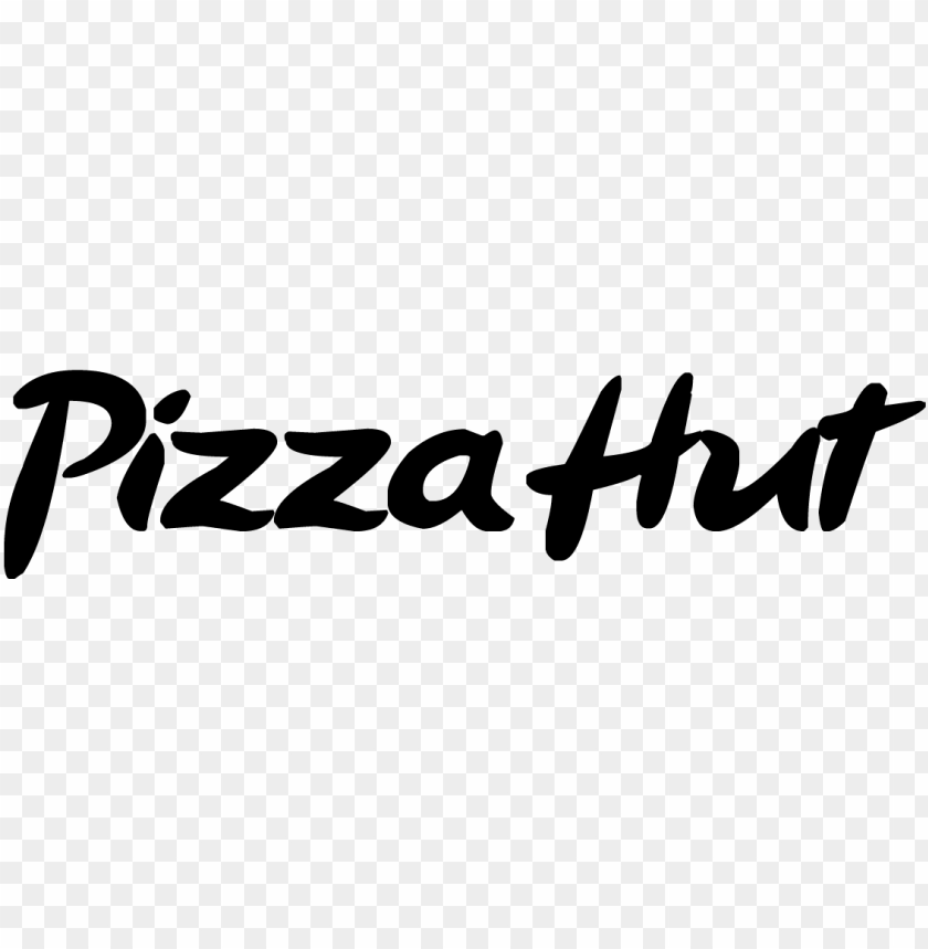 Izza Hut - Black And White Pizza Hut Logo PNG Transparent With Clear Background ID 223421