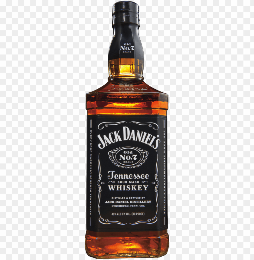 Jack Daniels Old No 7 Brand Tennessee Sour Mash Whiskey Jack Daniels 1 Lt PNG Image With Transparent Background@toppng.com
