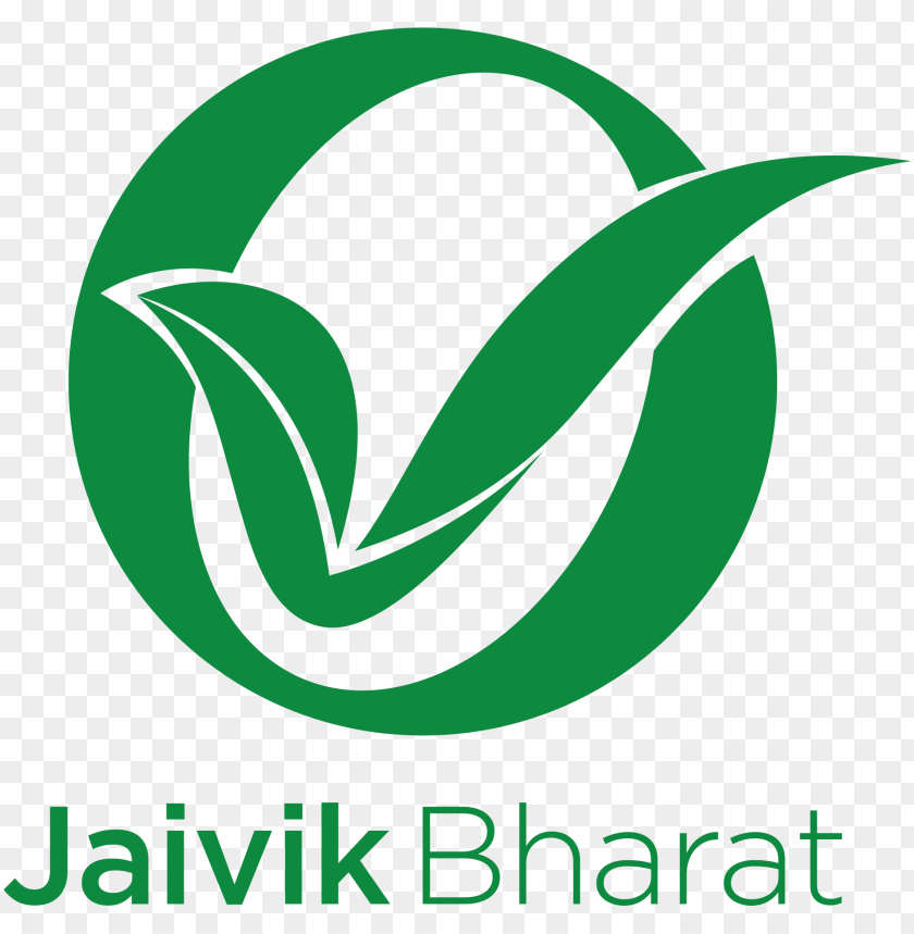 jaivik bharat logo - organic food logo india PNG image with transparent background@toppng.com
