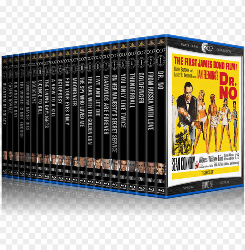 free PNG james bond custom blu ray covers PNG image with transparent background PNG images transparent