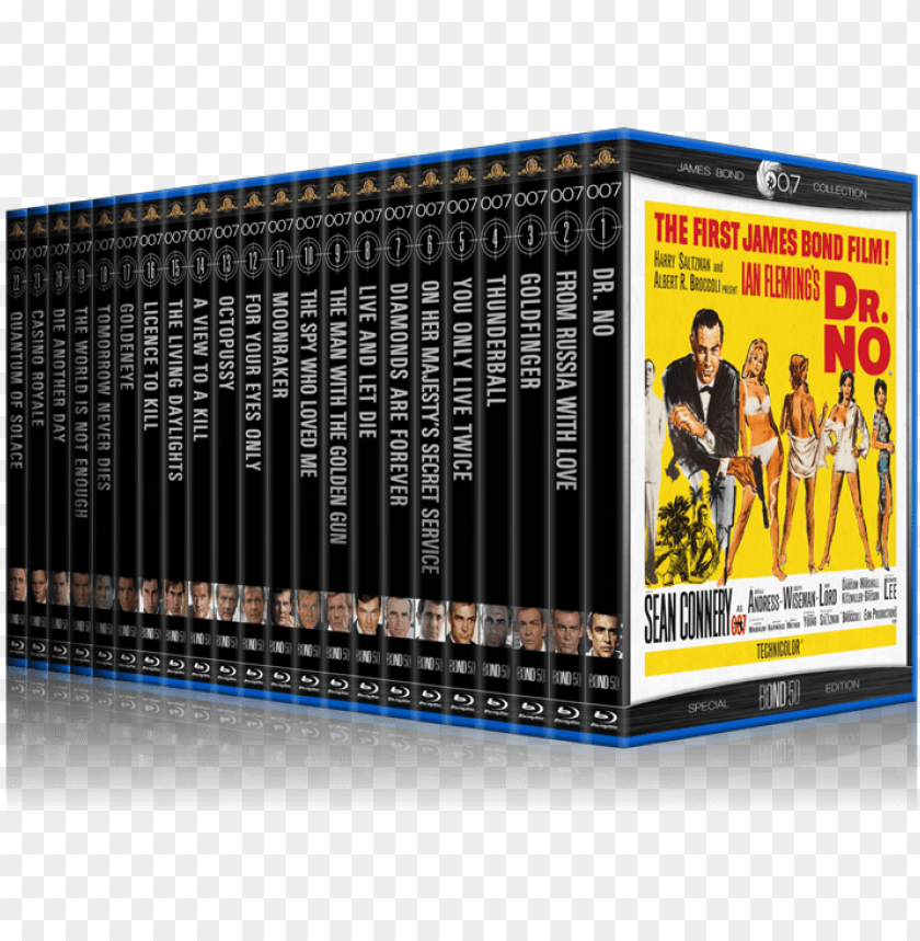 James Bond Custom Blu Ray Covers Png Image With Transparent Background Toppng