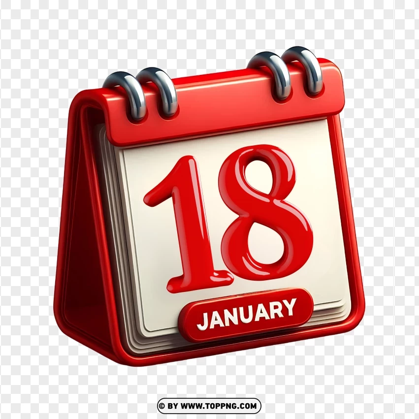 Calendar ,January 18th,Date