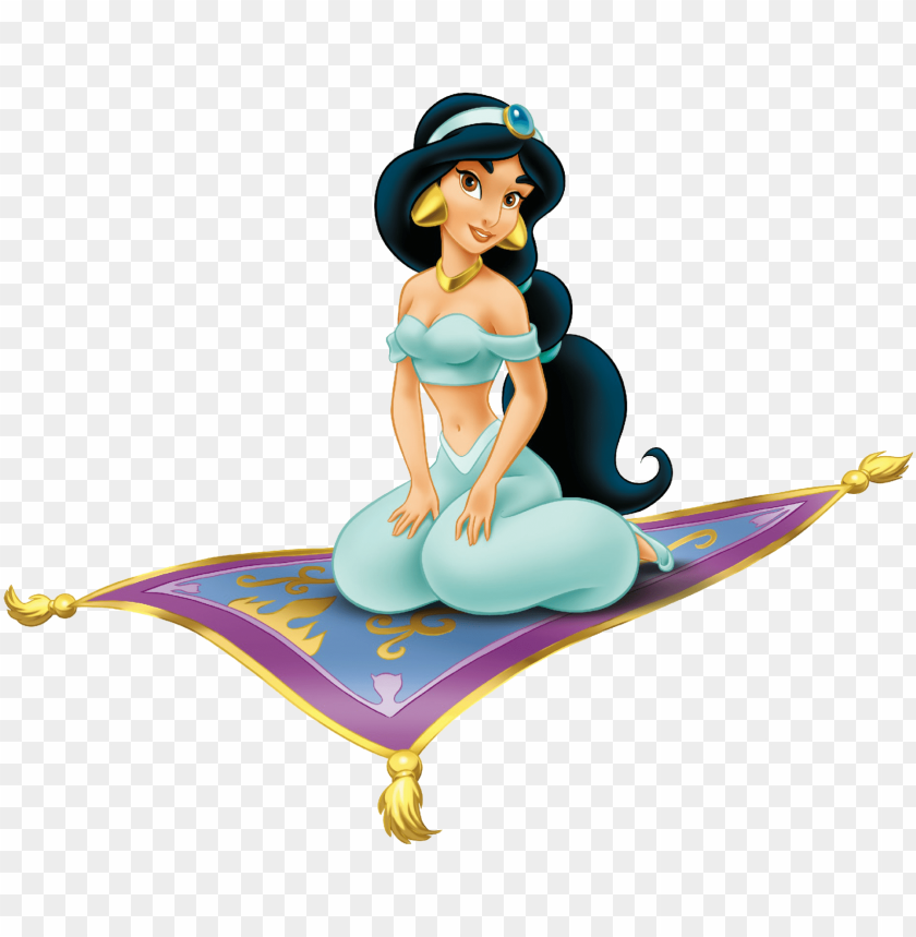 Jazm&iacute;n 8 Jasmine On Flying Carpet PNG Image With Transparent Background