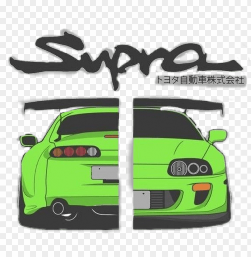 jdm sticker toyota supra logo vector PNG transparent with Clear Background ID 208151