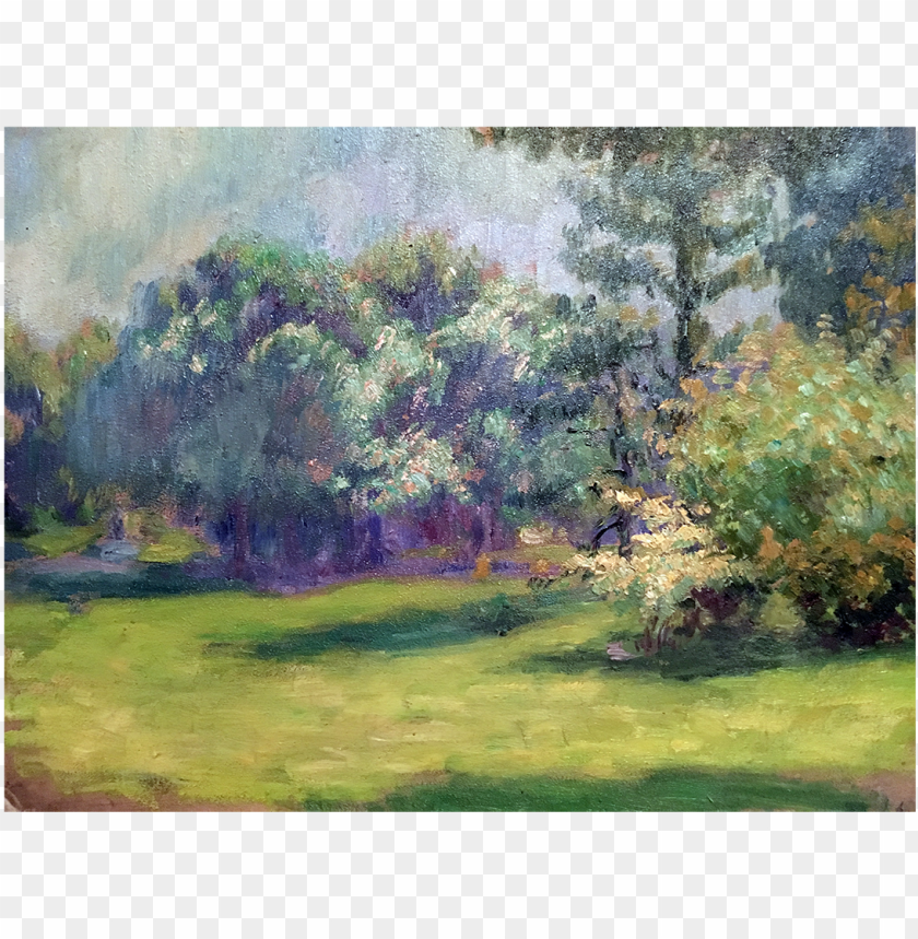 jean aujame [1905-1965] french impressionist - landscape painti PNG image with transparent background@toppng.com