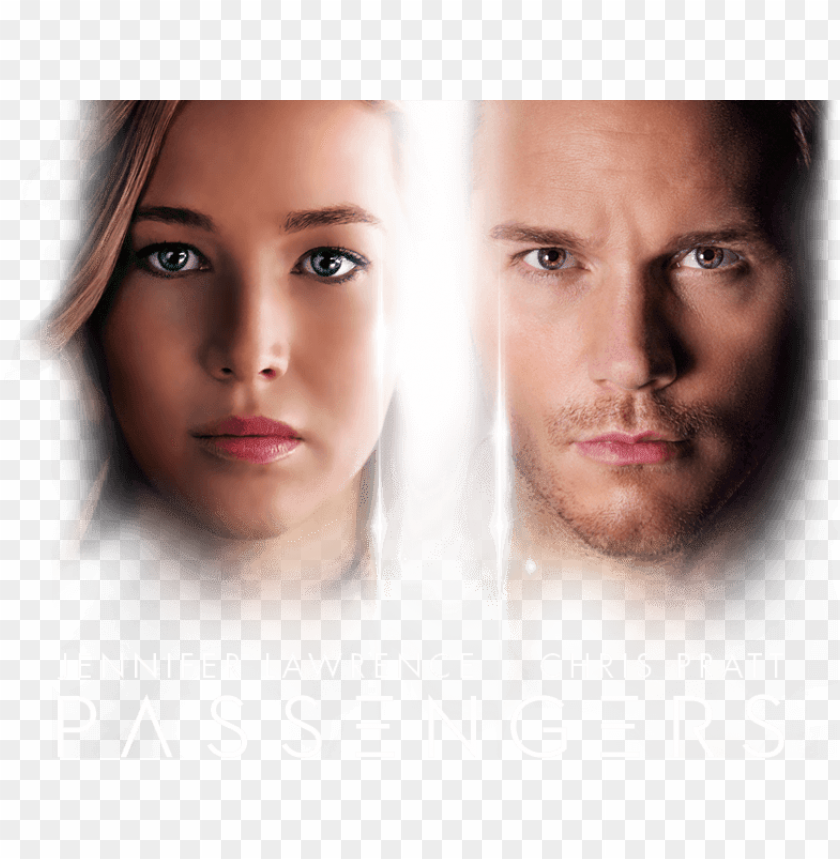 jennifer lawrence - chris patt - passengers movie PNG image with transparent background@toppng.com