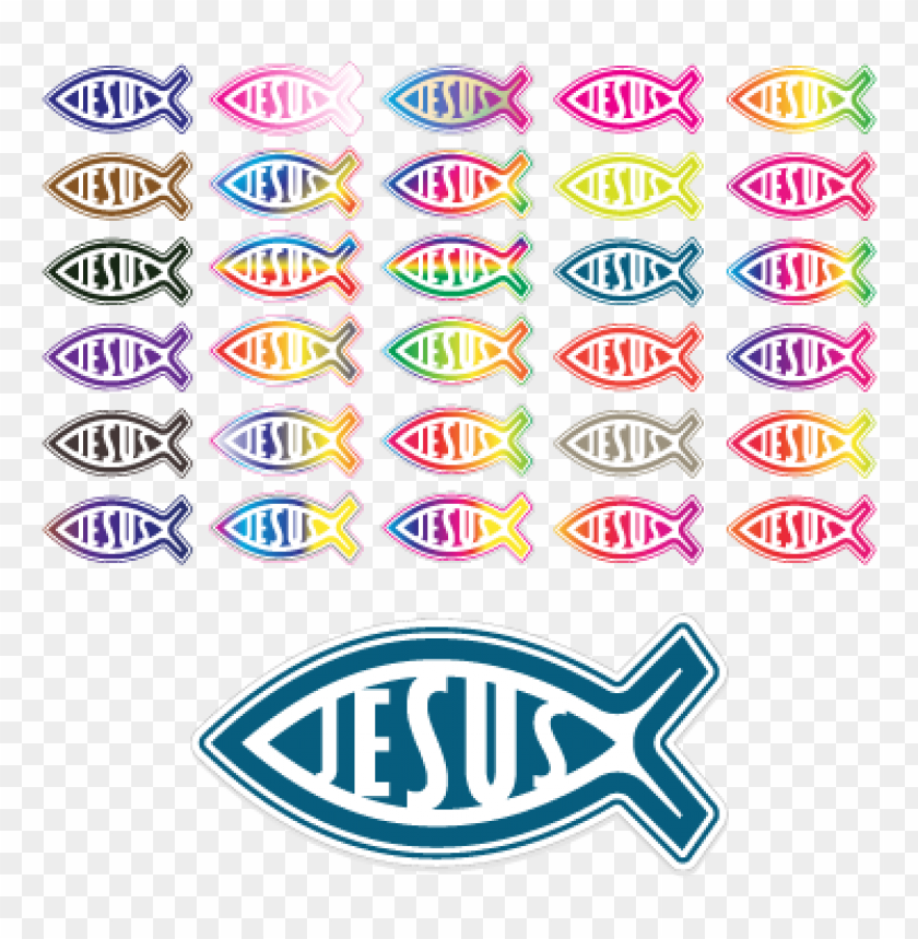  jesus fish symbol vector - 469433
