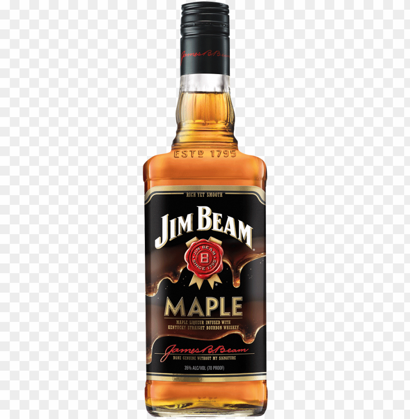 free PNG jim beam maple kentucky straight bourbon whiskey - jim beam maple bourbo PNG image with transparent background PNG images transparent