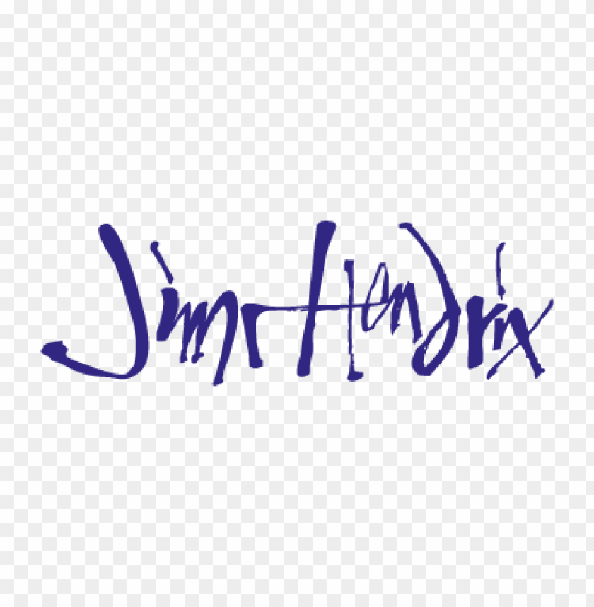  jimi hendrix signature vector logo free - 465374