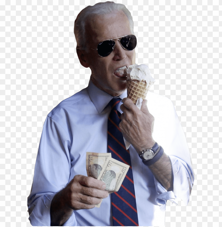 free PNG joe biden eating ice cream PNG image with transparent background PNG images transparent