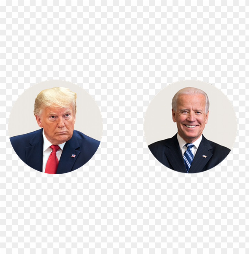 Joe Biden Vs Trump PNG Image With Transparent Background