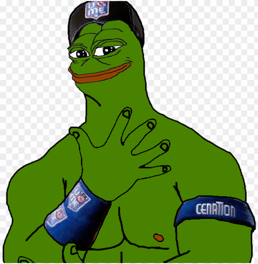 John Cena Pepe Pepe The Fro Png Image With Transparent Background Toppng - roblox pepe poster