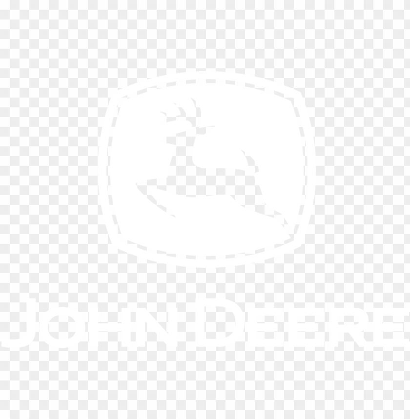 john deere white png logo - john deere logo white PNG image with transparent background@toppng.com