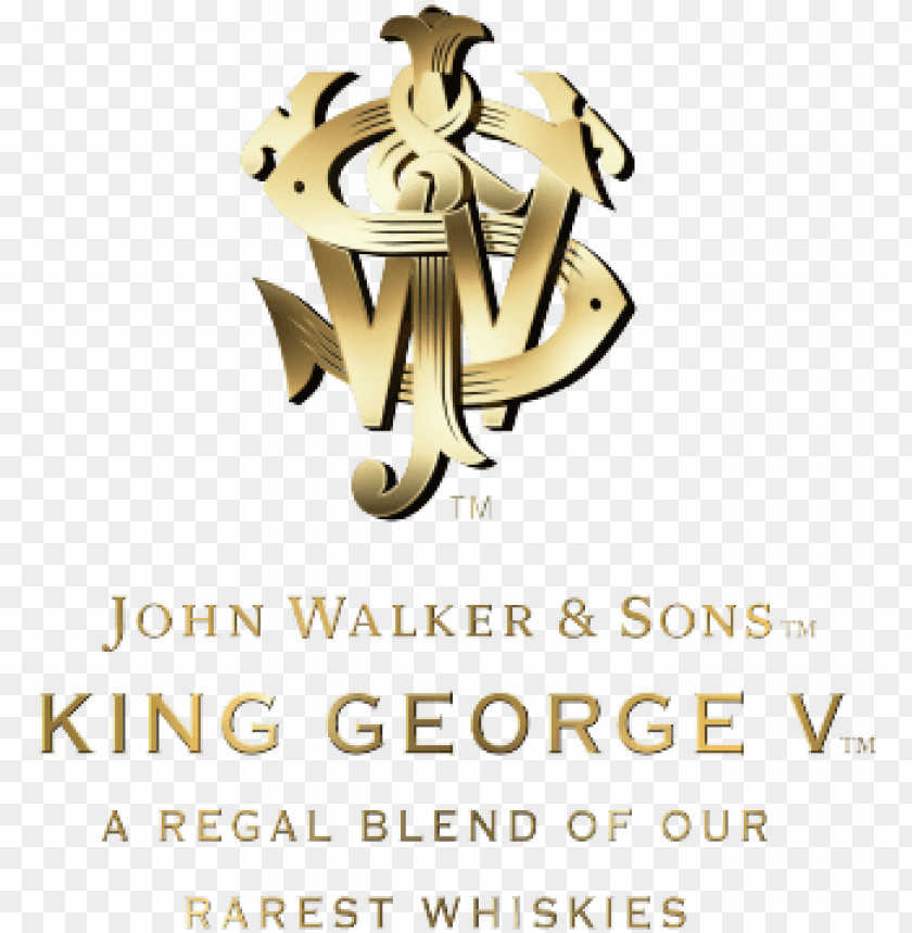 Johnnie Walker King George V Logo - Graphic Desi PNG Image With Transparent Background