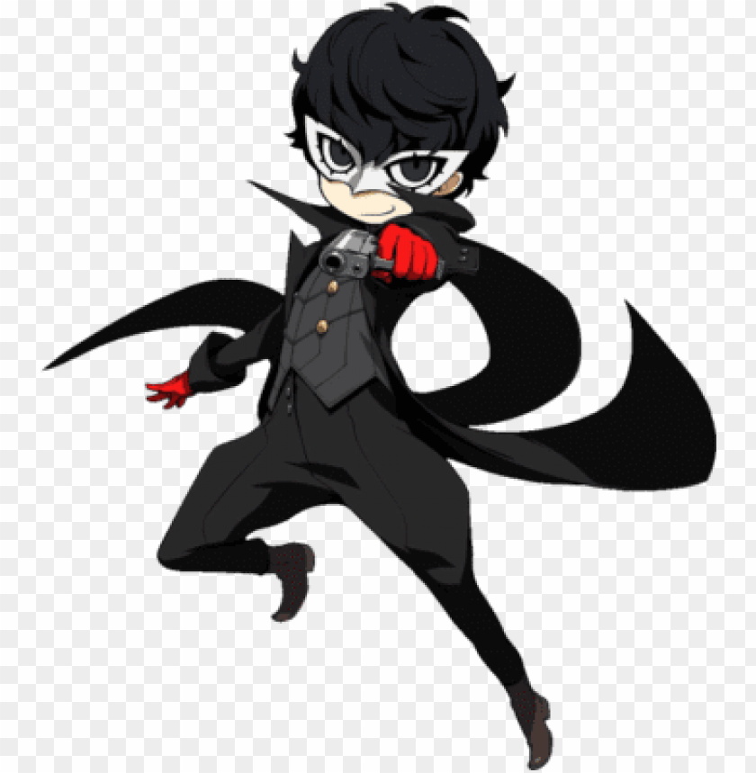 joker persona q2 art PNG transparent with Clear Background ID 172301