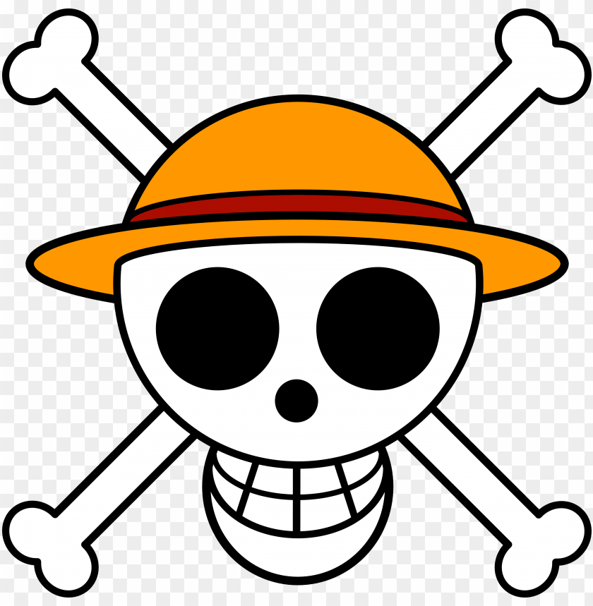 Jolly Roger Anime One Manga Anime Straw Hats Straw Hat Pirates Jolly Roger Png Image With Transparent Background Toppng