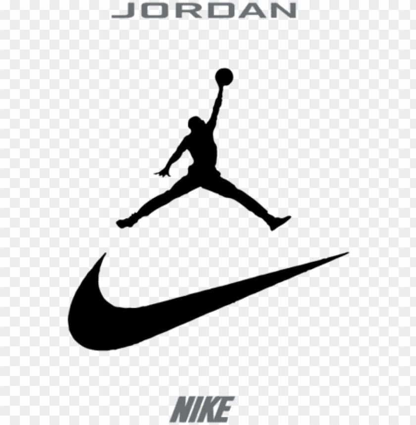 jordan with nike logo