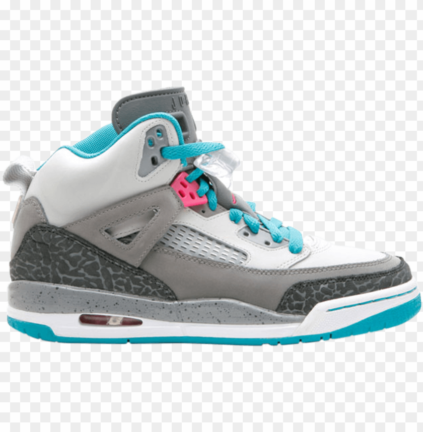 jordan spizike gs miami vice shoe PNG transparent with Clear Background ID 440851