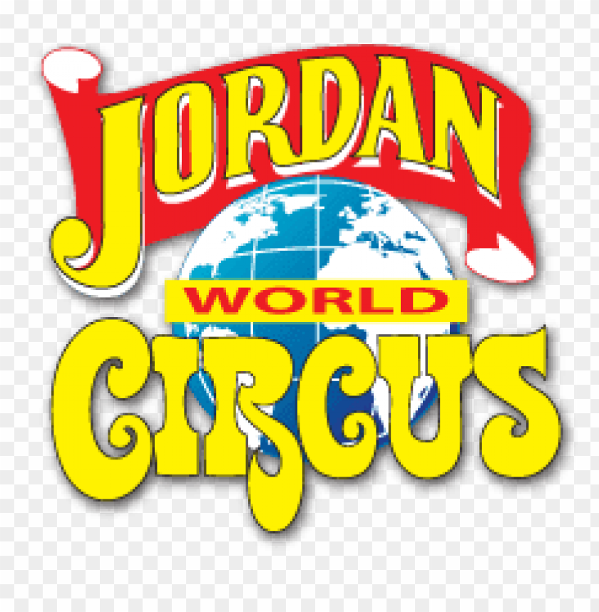 jordan world circus logo PNG transparent with Clear Background ID 118950