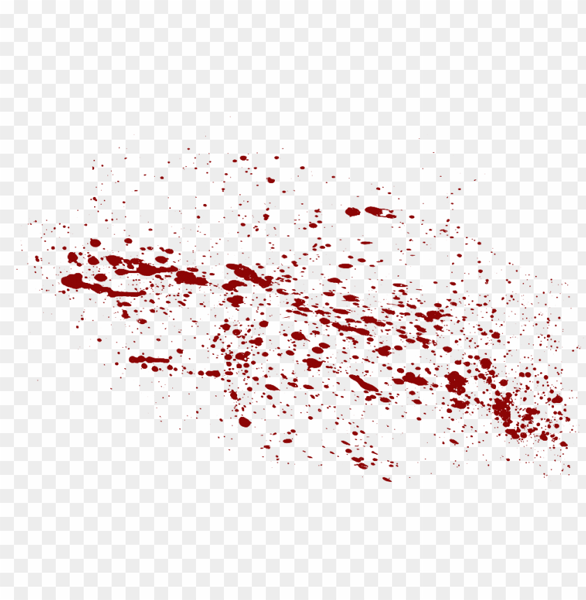 blood splatter transparent black background