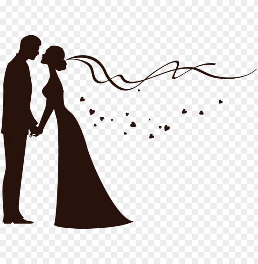 jpg free stock couples page okoliczno ciowe pinterest - bride and groom silhouette PNG image with transparent background@toppng.com