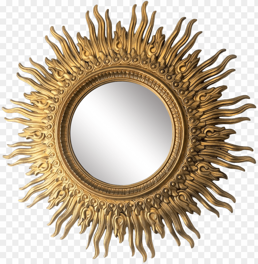 jpg library library mirror clipart vintage free on vintage sunburst mirror PNG transparent with Clear Background ID 207973