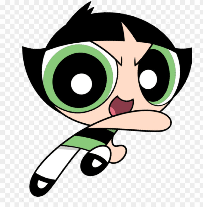 Download Angry Buttercup Powerpuff Girls Aesthetic Illustration Wallpaper