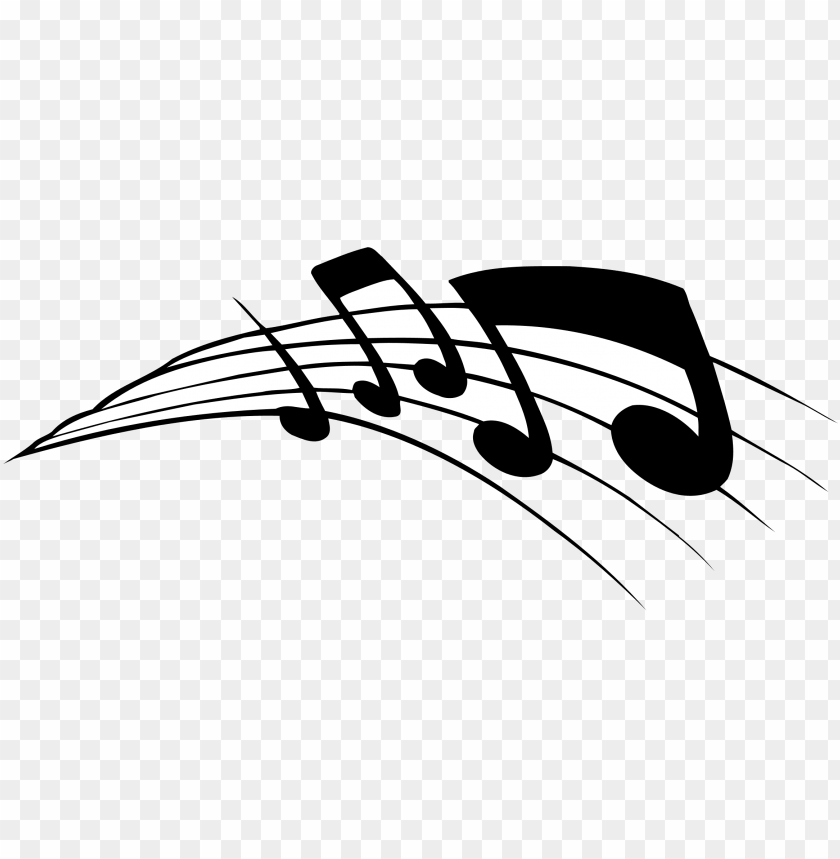 music staff with notes clipart