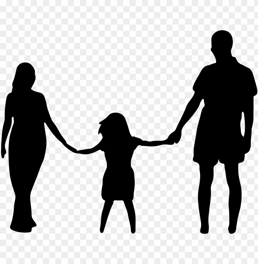 jpg stock mother daughter father silhouette big image - mother daughter father PNG image with transparent background@toppng.com