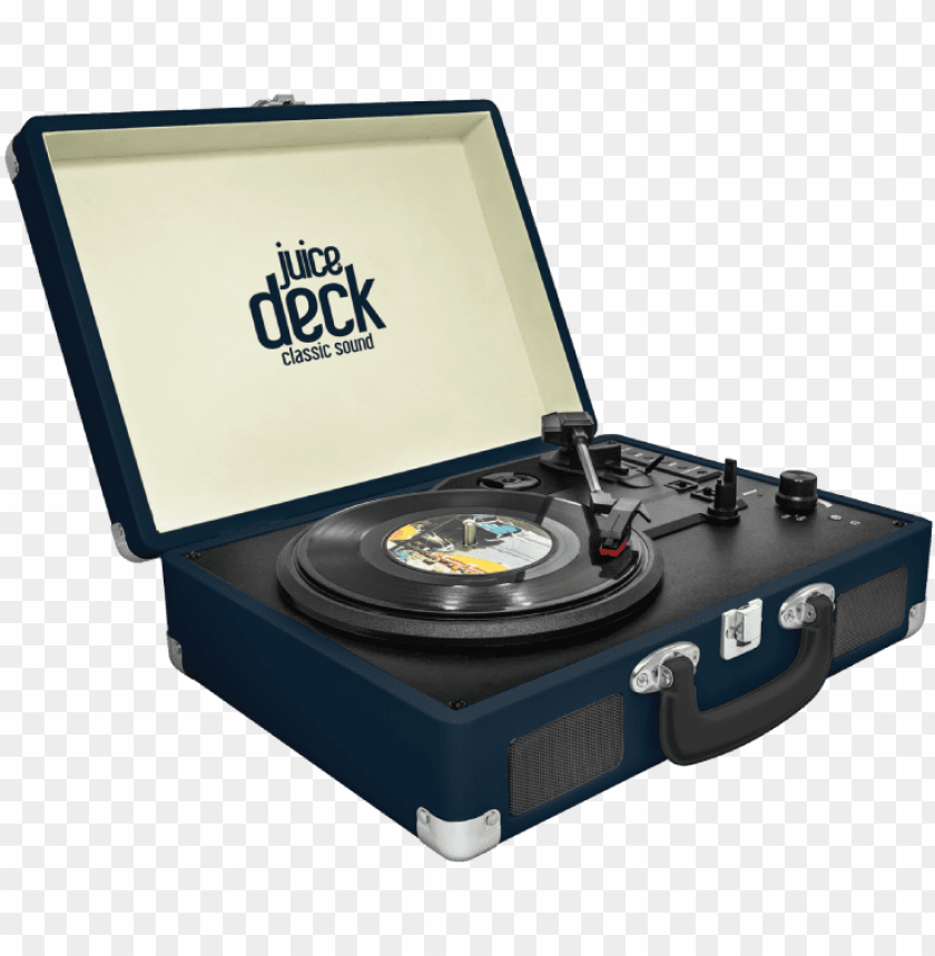 juicesupsup deck vinyl record turntable juice portable briefcase style turntable blue 8029520 PNG transparent with Clear Background ID 273938