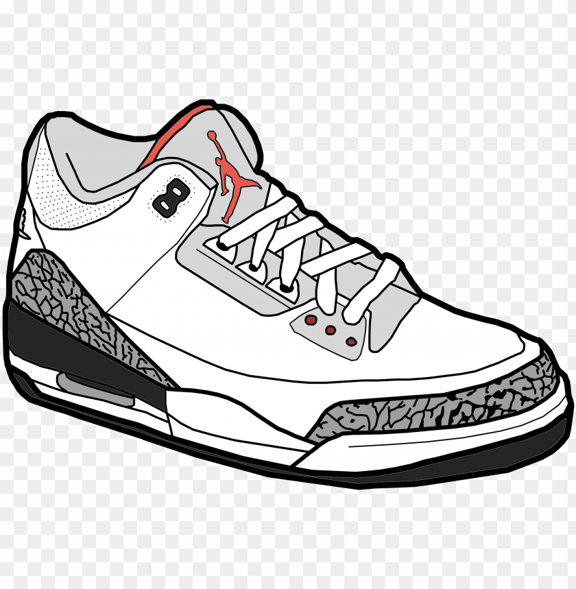 Jumpman Air Jordan Shoe Sneakers Clip Art Jordan Shoes Cartoo PNG Image With Transparent Background@toppng.com