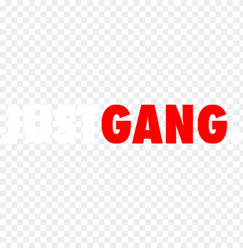 justgang shirt PNG transparent with Clear Background ID 431538