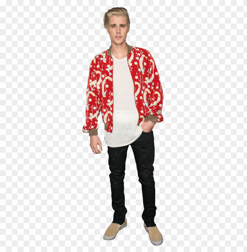 free PNG justin bieber dressed in a red shirt png - Free PNG Images PNG images transparent