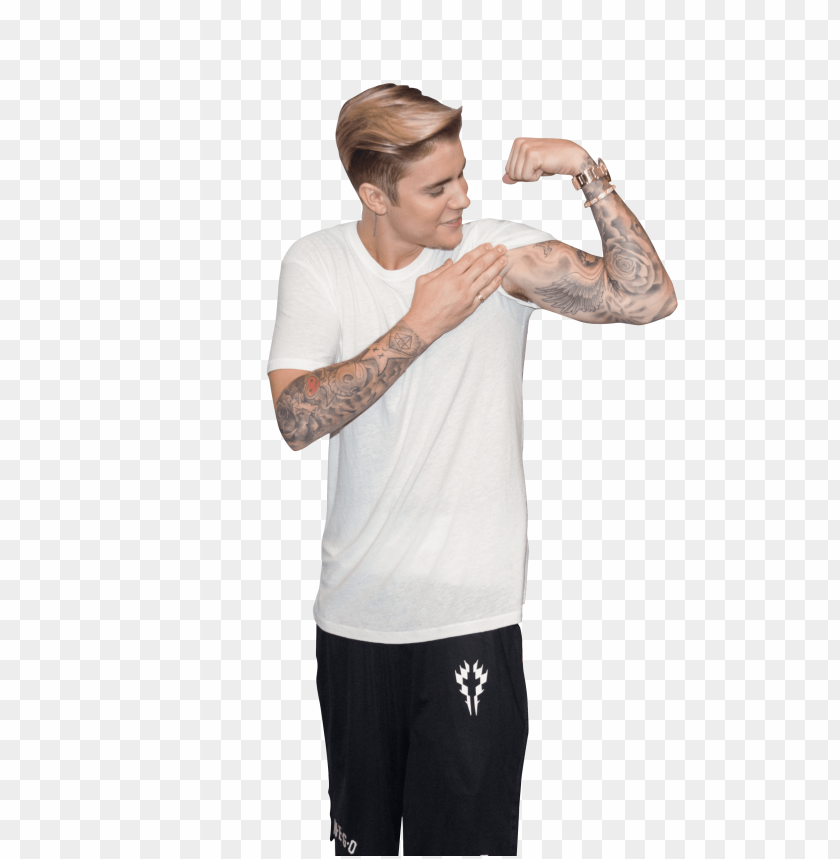 justin bieber showing muscle png - Free PNG Images@toppng.com