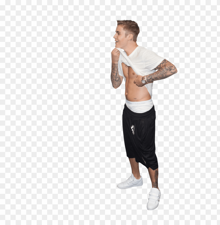 justin bieber showing sixpack png - Free PNG Images@toppng.com