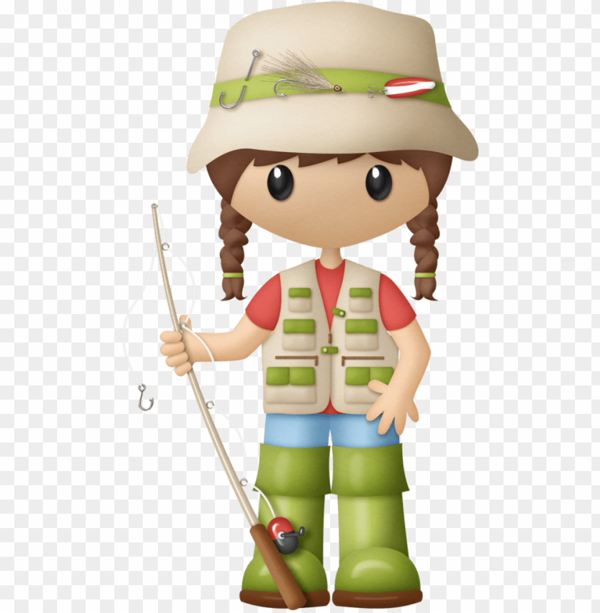 Kaagard Fishinghole Fisherboy2 - Girl Fishing Clipart PNG