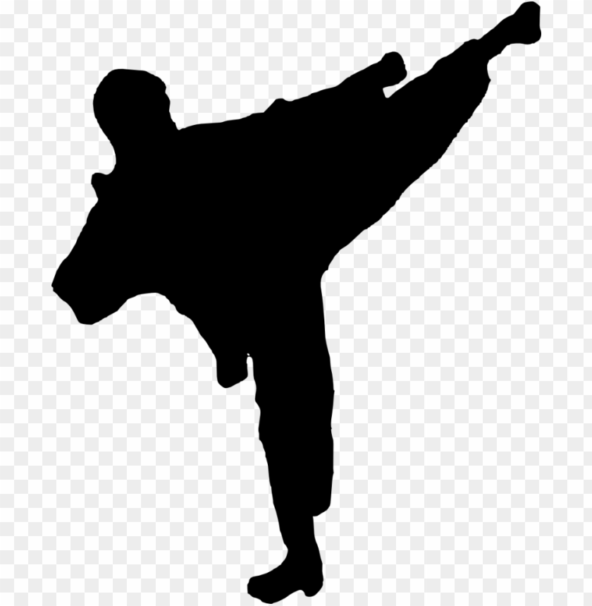 Download Karate Silhouette Png Free Png Images Toppng