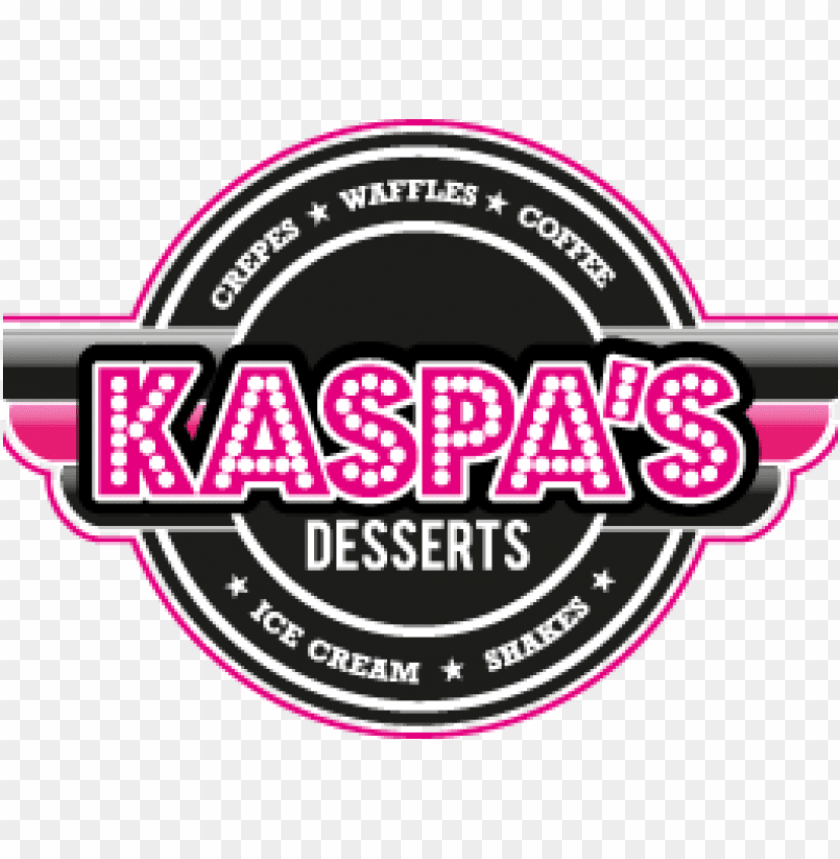 kaspas desserts logo PNG transparent with Clear Background ID 151811
