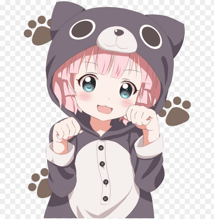 Premium Photo | Kawaii anime girl cute kawaii drawings kawaii stickers  digital illustration ai