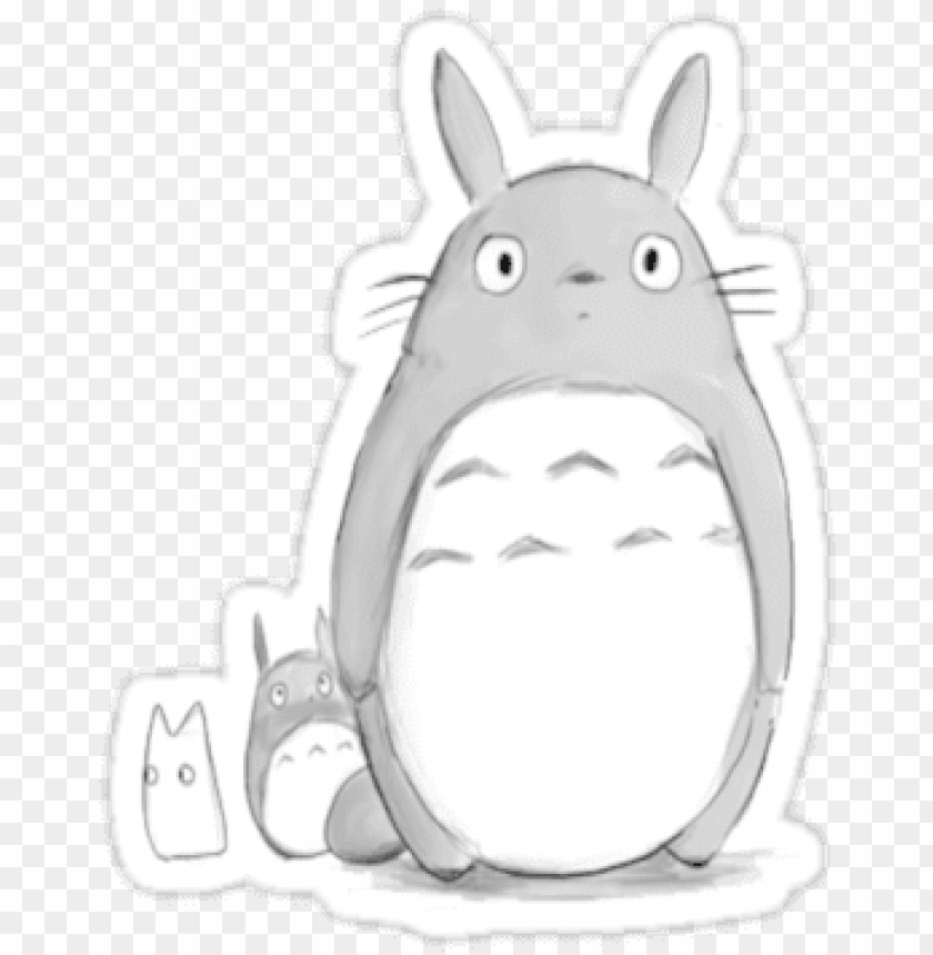 Kawaii My Neighbor Totoro Tumblr Drawing By Sadeelishad - My Neighbor Totoro PNG Transparent Background