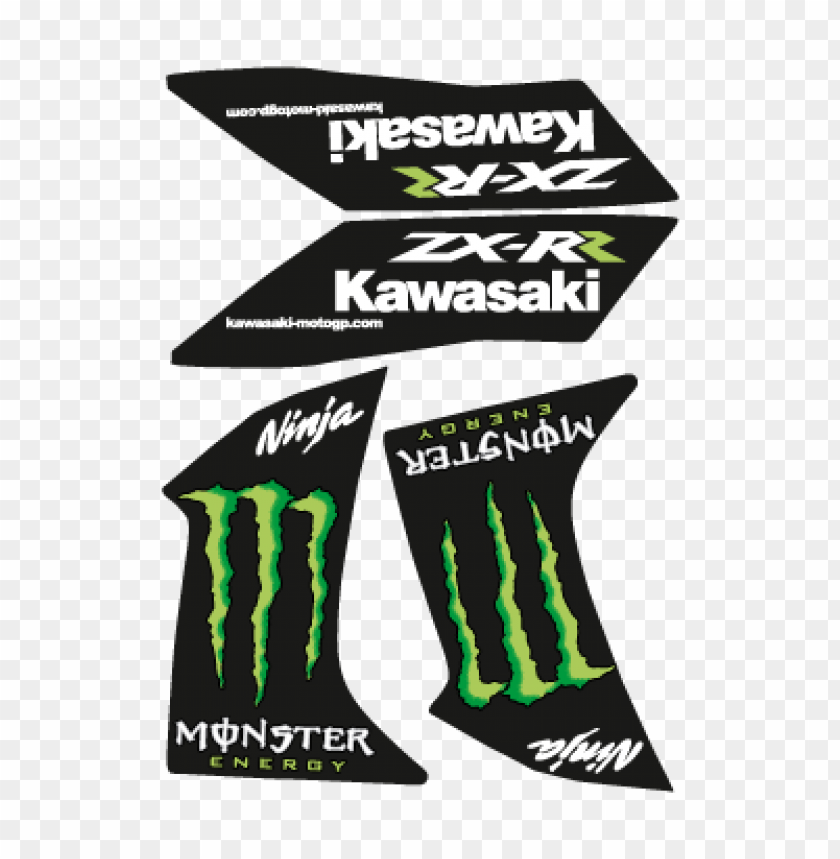 kawasaki ninja monster zx-rr vector logo | TOPpng