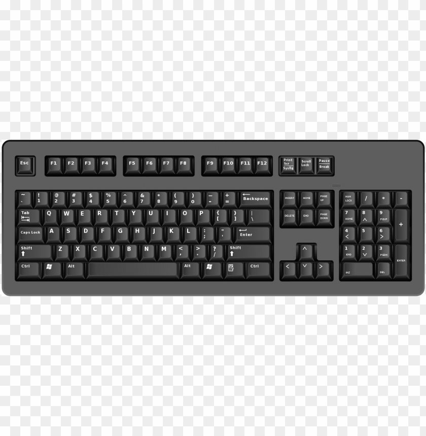 Transparent Background PNG Of Keyboard - Image ID 36947